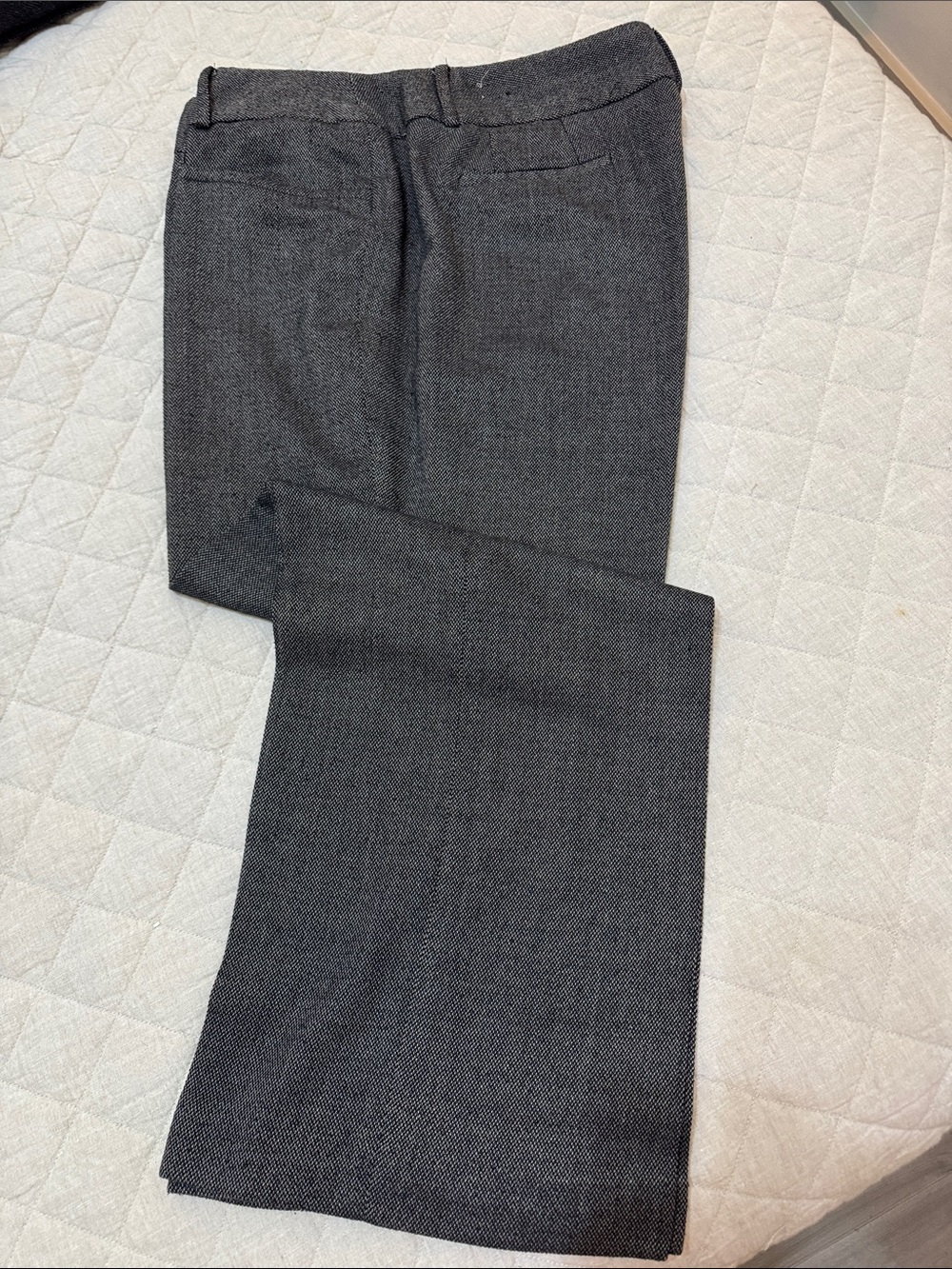 Gray/black/tan Herringbone Dress Pants